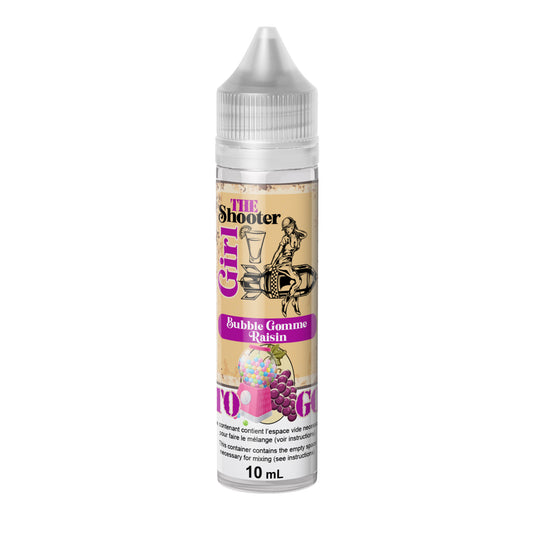 THE SHOOTER GIRL - Saveur liquide - Bubble Gomme Raisin 10 ml