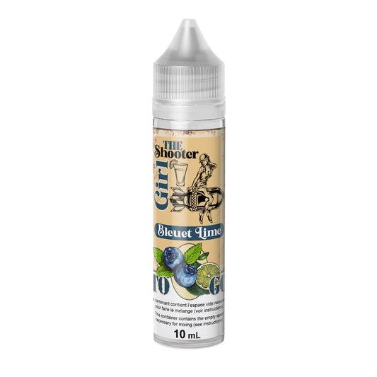 THE SHOOTER GIRL - Saveur liquide - Bleuet Limette 10 ml