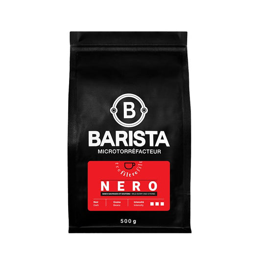 Sac de café Nero Filtre BARISTA, torréfaction noire, Colombie.