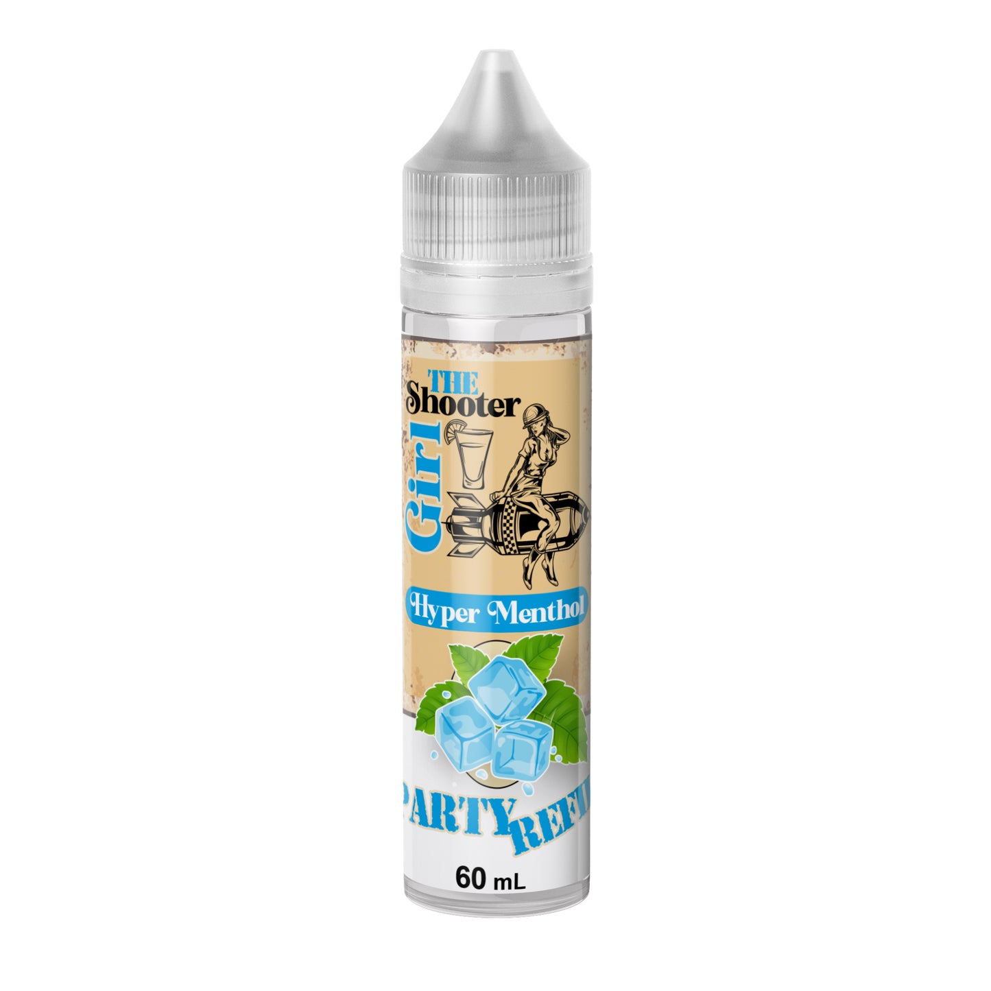 THE SHOOTER GIRL - Saveur liquide - Hyper Menthol 60 ml