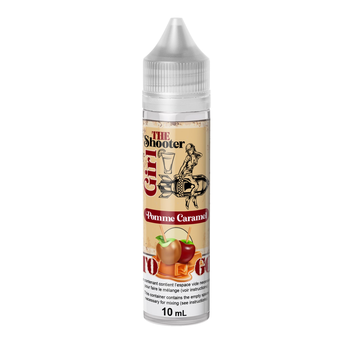 THE SHOOTER GIRL - Saveur liquide - Pomme Caramel 10 ml