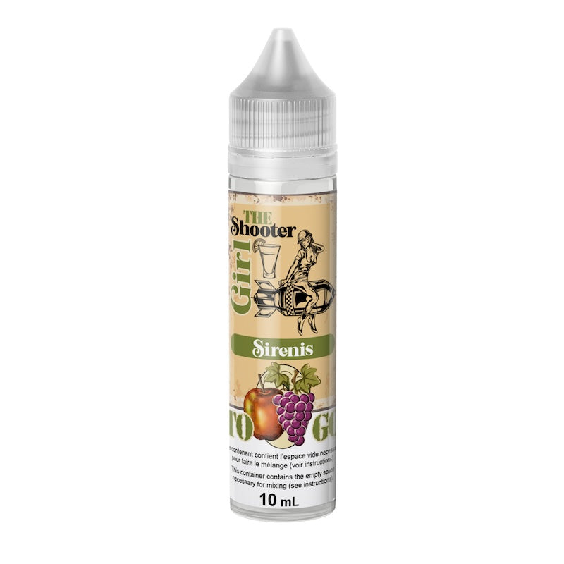 THE SHOOTER GIRL - Saveur liquide - Sirenis (Pomme raisin) 10 ml