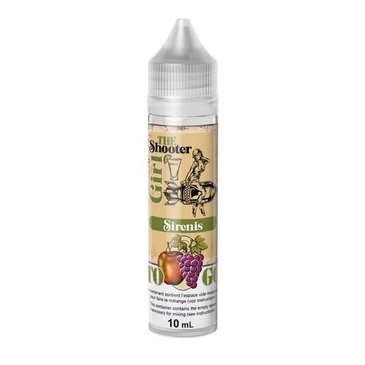 THE SHOOTER GIRL - Saveur liquide - Sirenis (Pomme raisin) 10 ml