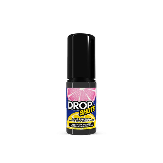 Bouteille compte-gouttes DROP SHOTS Limonade Rose pour boissons et desserts.