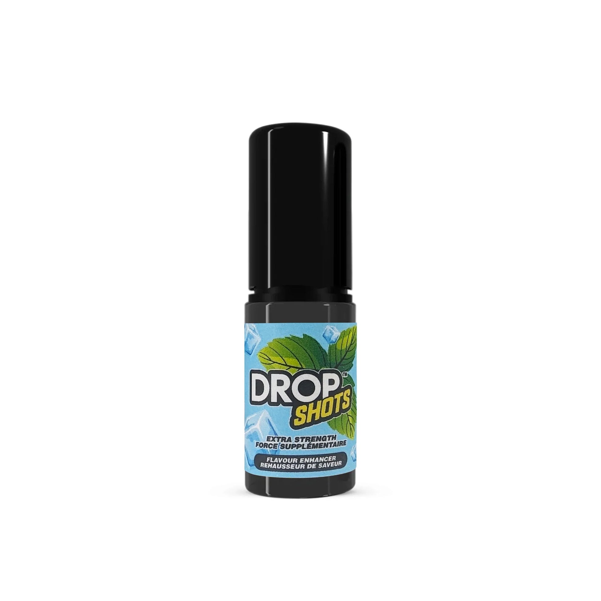 Bouteille compte-gouttes DROP SHOTS Menthe Arctique pour boissons et desserts.