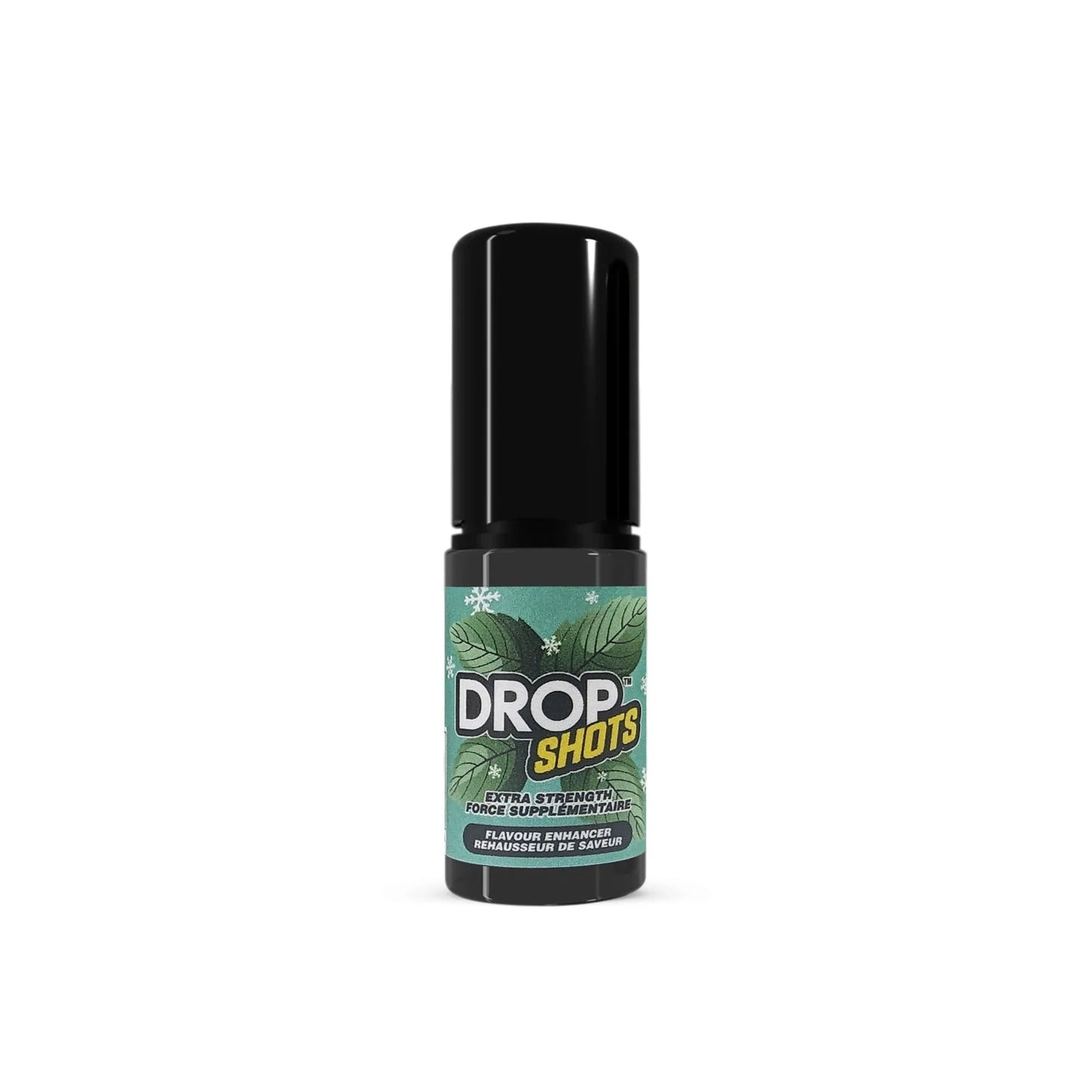 Bouteille compte-gouttes DROP SHOTS Menthe des Montagnes pour boissons et desserts.