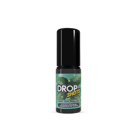 Bouteille compte-gouttes DROP SHOTS Menthe des Montagnes pour boissons et desserts.